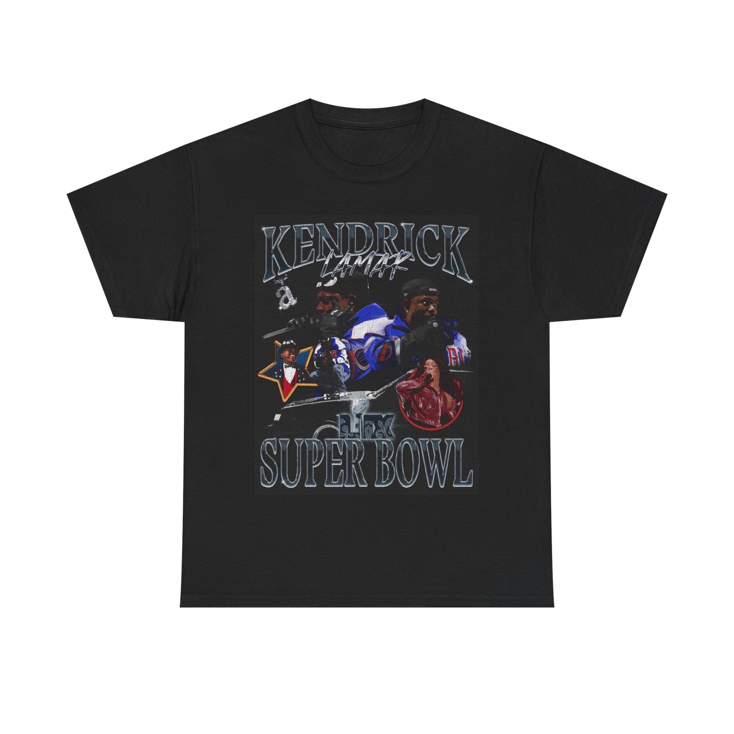 Kendrick Lamar & SZA Super Bowl Halftime Show T-Shirt – A Tribute to an Iconic Performance