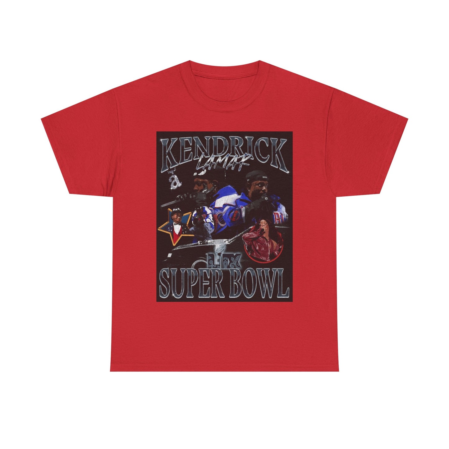 Kendrick Lamar & SZA Super Bowl Halftime Show T-Shirt – A Tribute to an Iconic Performance