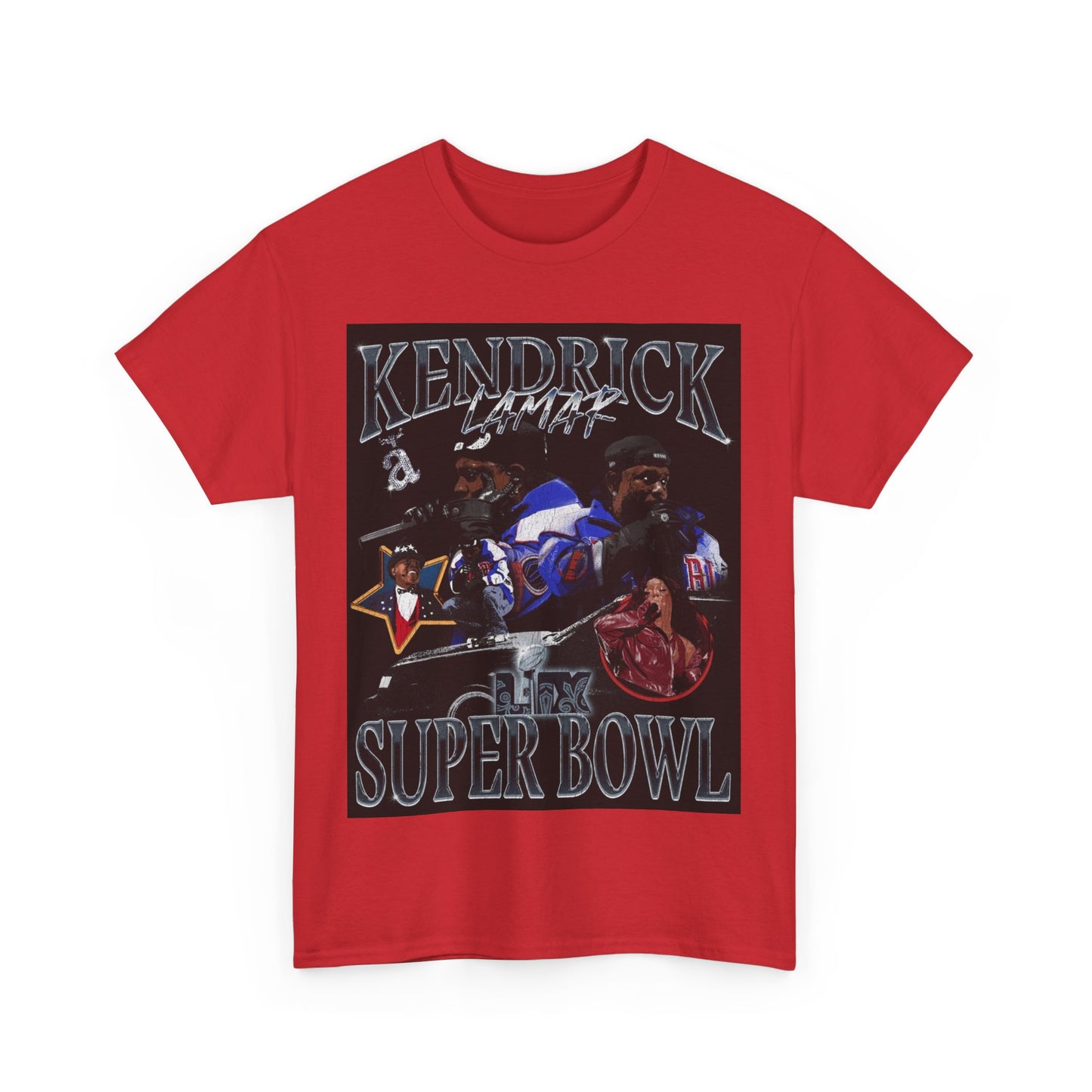 Kendrick Lamar & SZA Super Bowl Halftime Show T-Shirt – A Tribute to an Iconic Performance