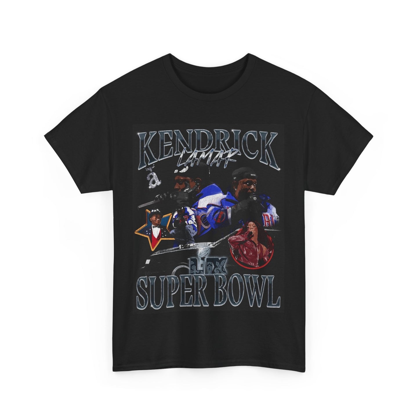 Kendrick Lamar & SZA Super Bowl Halftime Show T-Shirt – A Tribute to an Iconic Performance